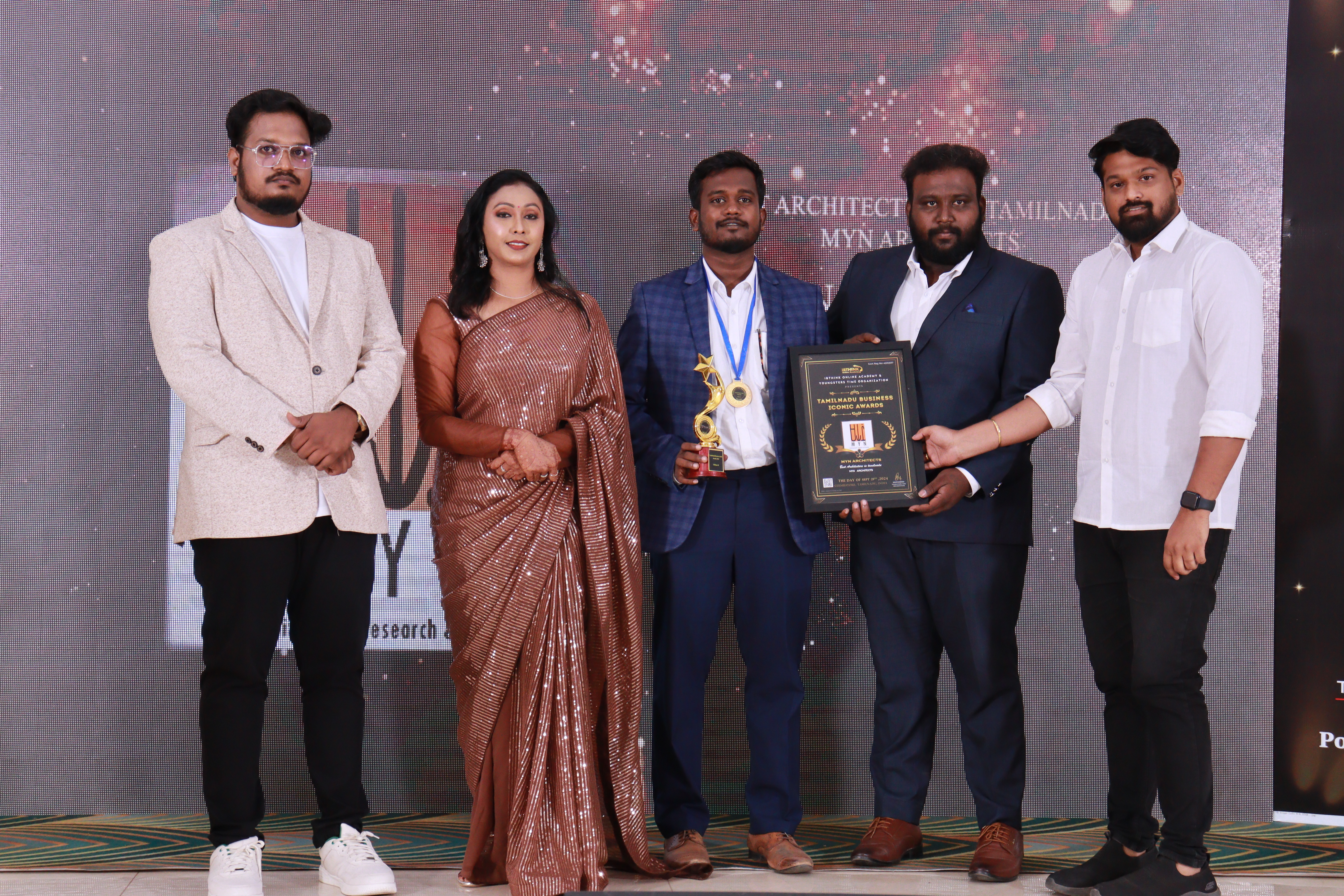 Best Architectural Firm in Tamil Nadu award won by MYN Architects